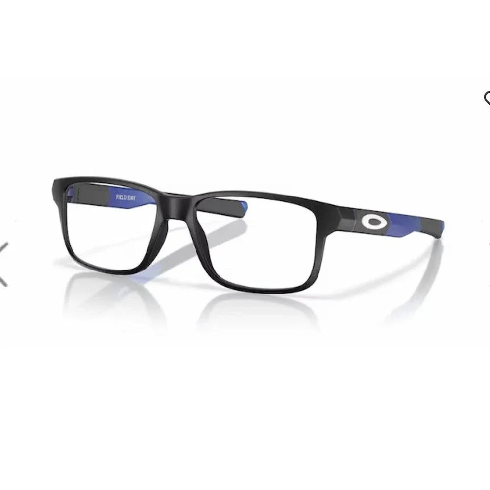 NEW OAKLEY OY8007 FIELD DAY SATIN BLACK AUTHENTIC EYEGLASSES 48-14 YOUTH